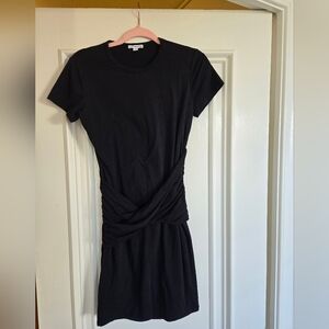 Jamse Perse Black Short Sleeve Dress